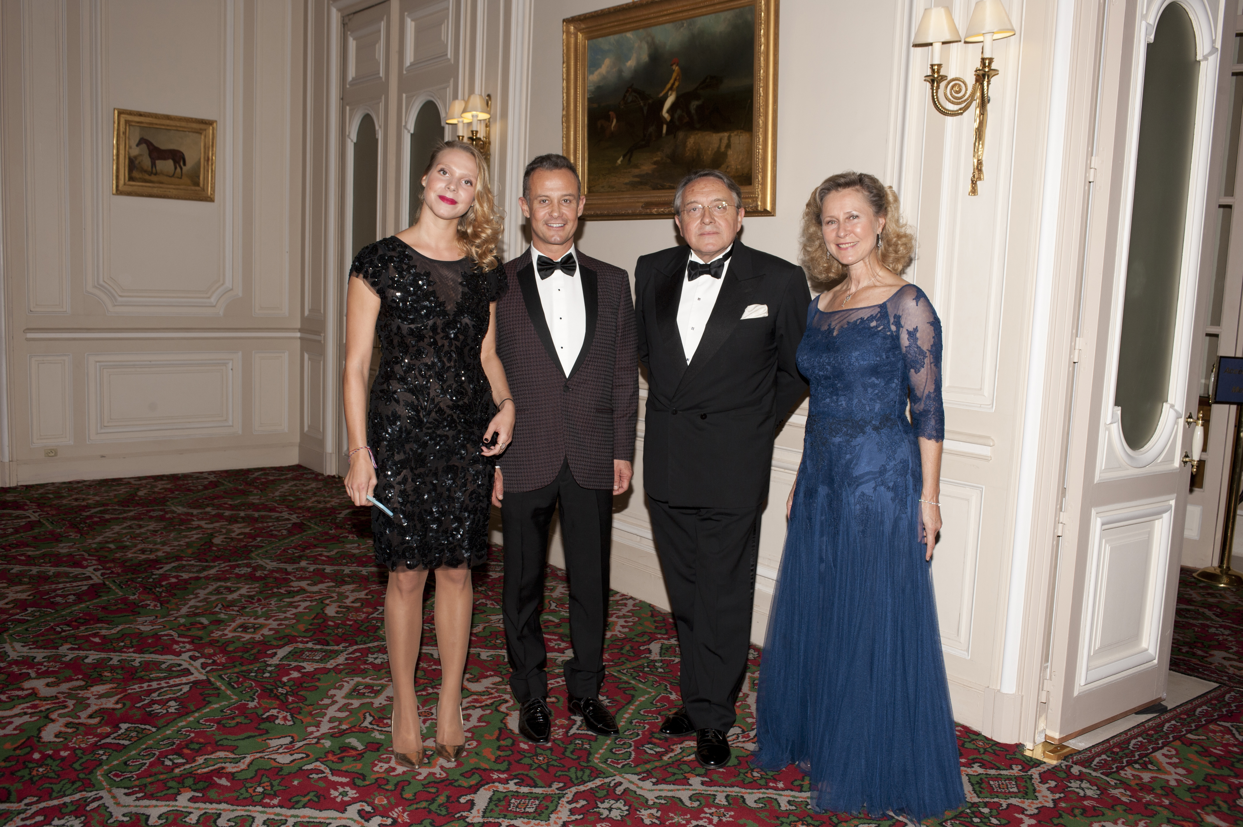 Jean-Luc MARTIN du DAFFOY et son épouse – Francis BAILLET – Armelle CEGLEC Jean-Luc MARTIN du DAFFOY et sa fille - Francis BAILLET - Armelle CEGLEC