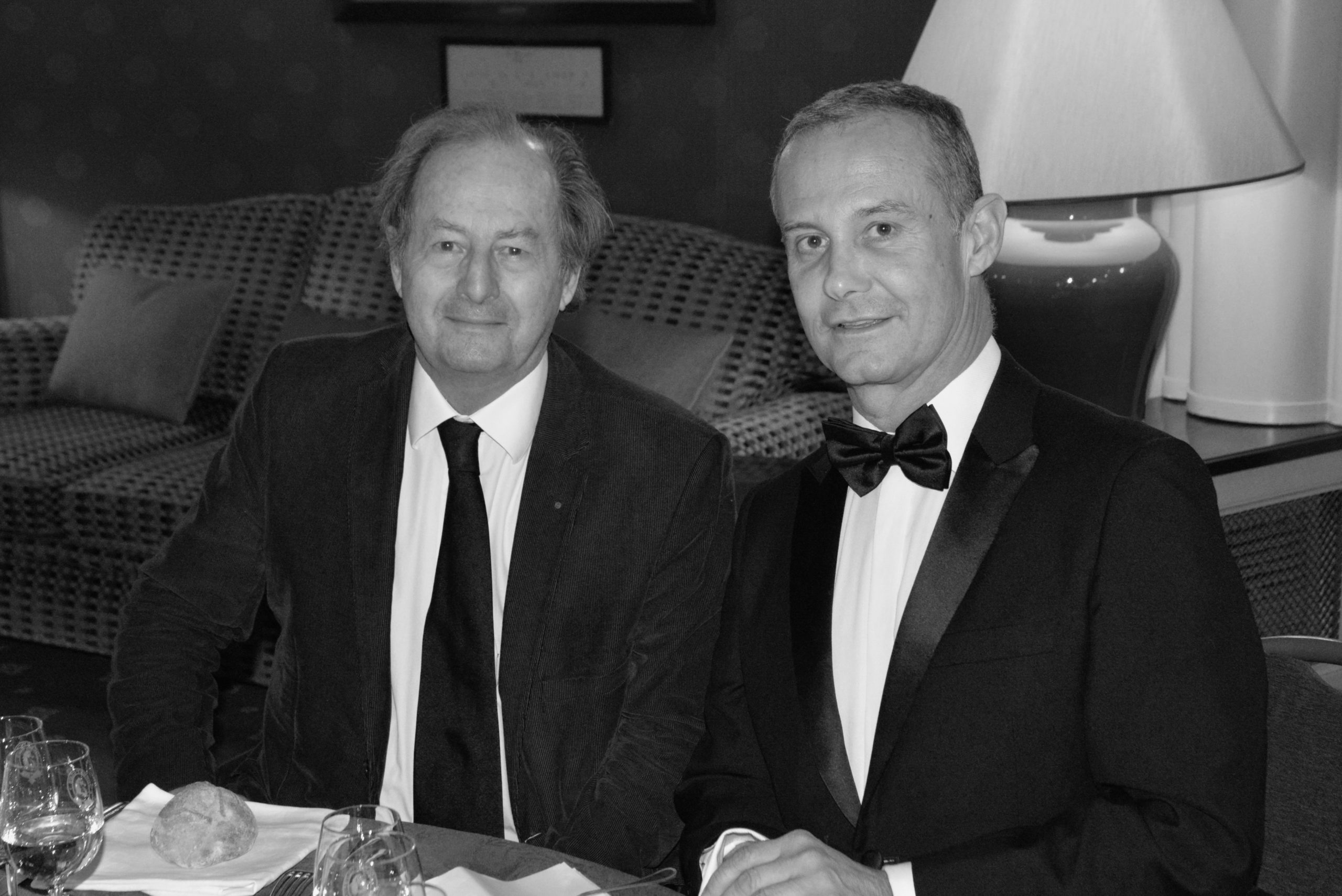 L'académicien Jean-Marie Rouart - le président du Cercle Montherlant Francis Baillet