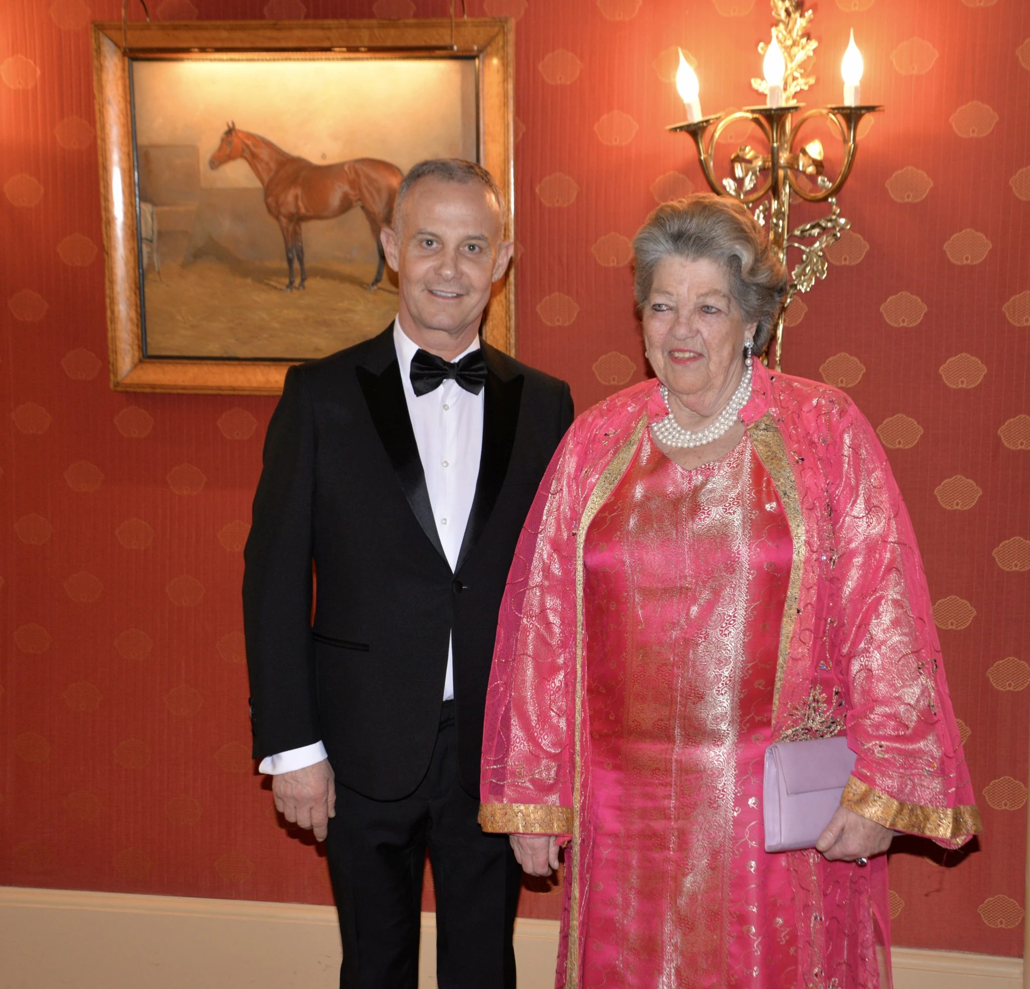 Maître Francis Baillet, avocat à la Cour, président du Cercle Montherlant, S.A.R la Princesse Chantal de France Maître Francis Baillet, avocat à la Cour, président du Cercle Montherlant, S.A.R la Princesse Chantal de France