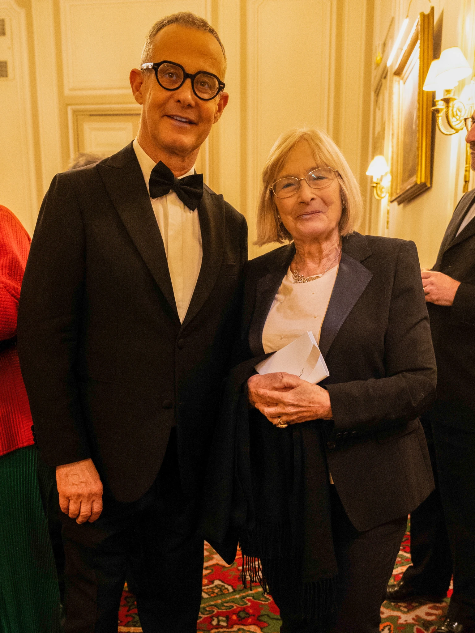 Francis Baillet, président du Cercle Montherlant - La philosophe Blandine Kriegel 