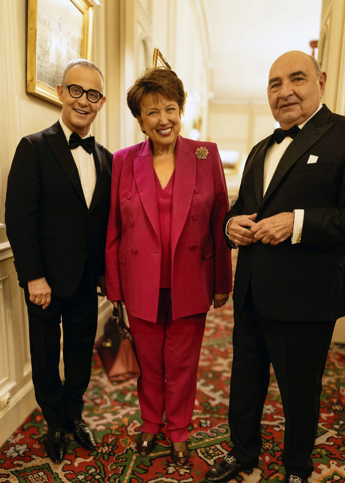 Francis Baillet, avocat à la cour - Roselyne Bachelot, ancienne ministre de la Culture - Jean-Paul Beaujard, antiquaire 