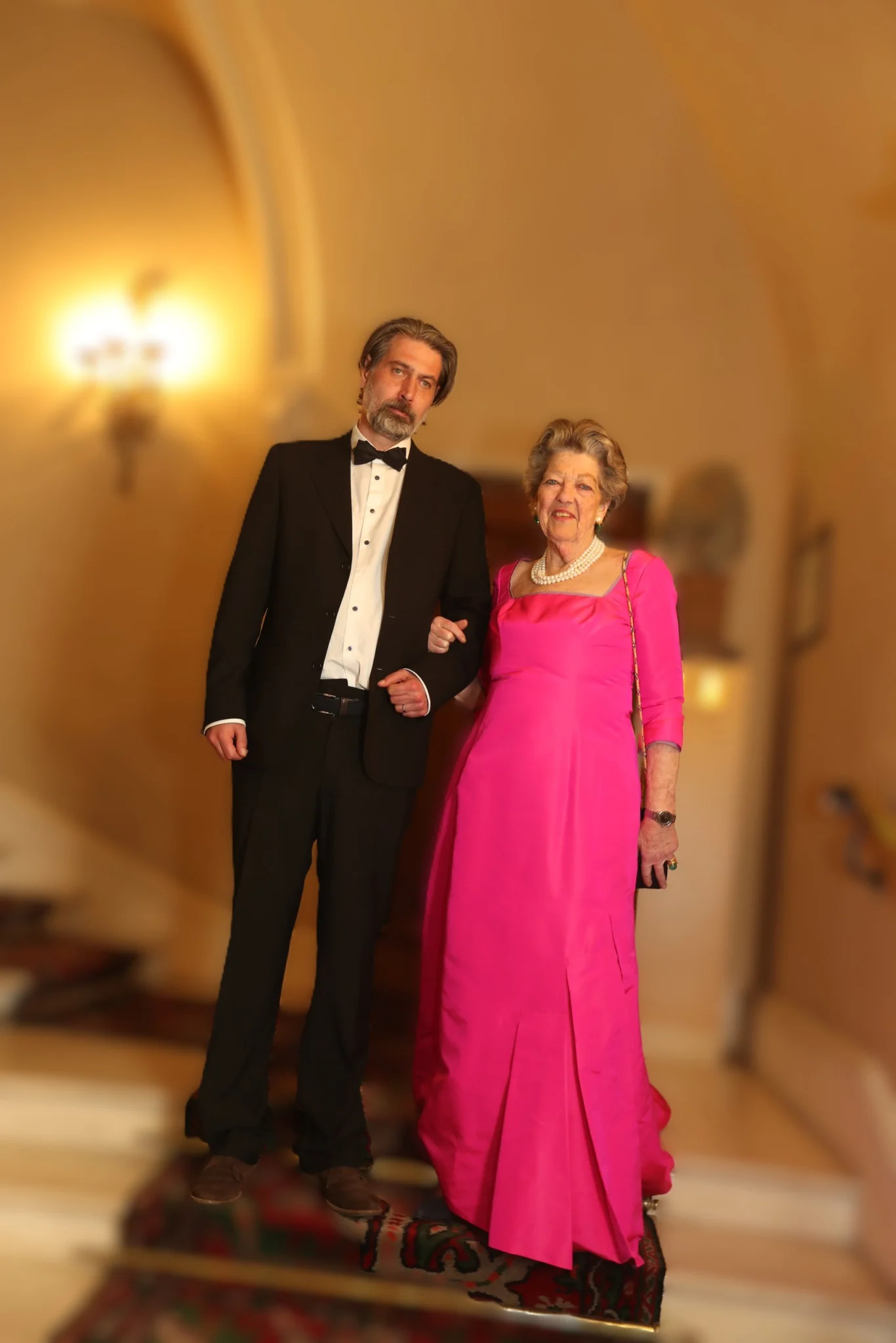 Son Altesse impériale Davoud PAHLAVI et S.A.R. la Princesse Chantal de France Son Altesse impériale Davoud PAHLAVI et S.A.R. la Princesse Chantal de France